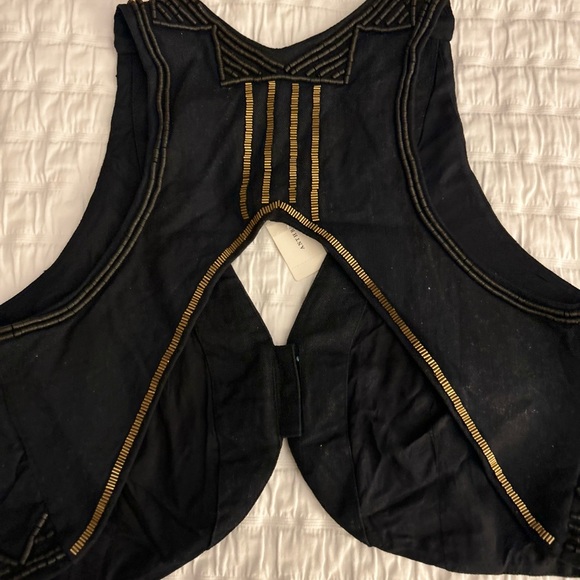 OB by Anthropologie Novelty Beaded Vest - Picture 6 of 9